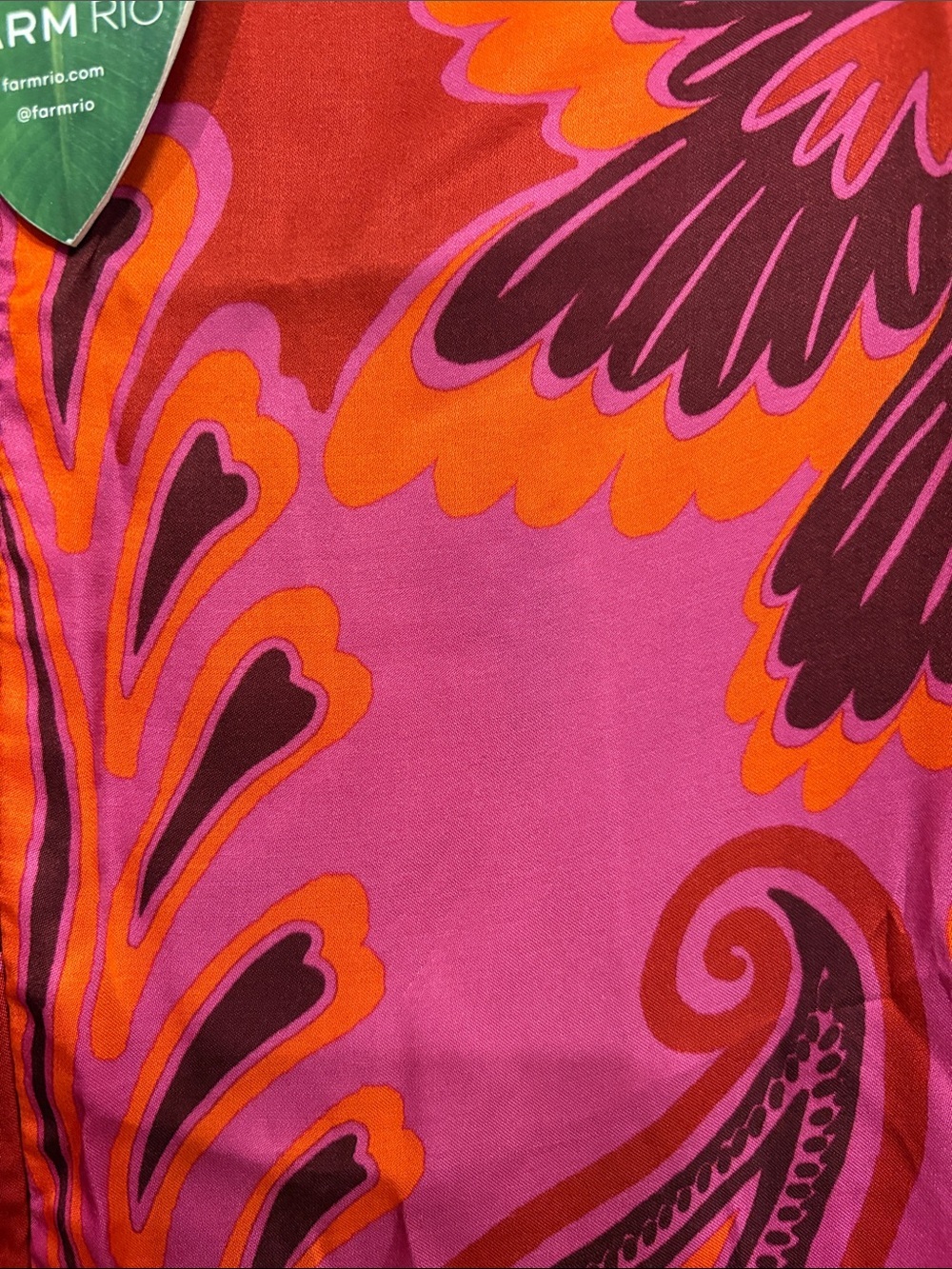 FARM Rio Bold Floral Long-Sleeve Maxi Dress - Picture 7 of 7